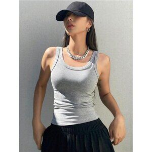 Camisole Tank Soft Top For Women Summer Outfits Tight And Sexy Tank Top Knitted